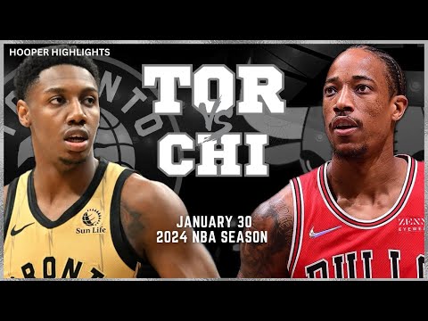 Chicago Bulls vs Toronto Raptors Full Game Highlights | Jan 30 | 2024 NBA Season