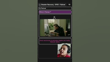EP05 Disaster Recovery Backup & Restore Failover Types