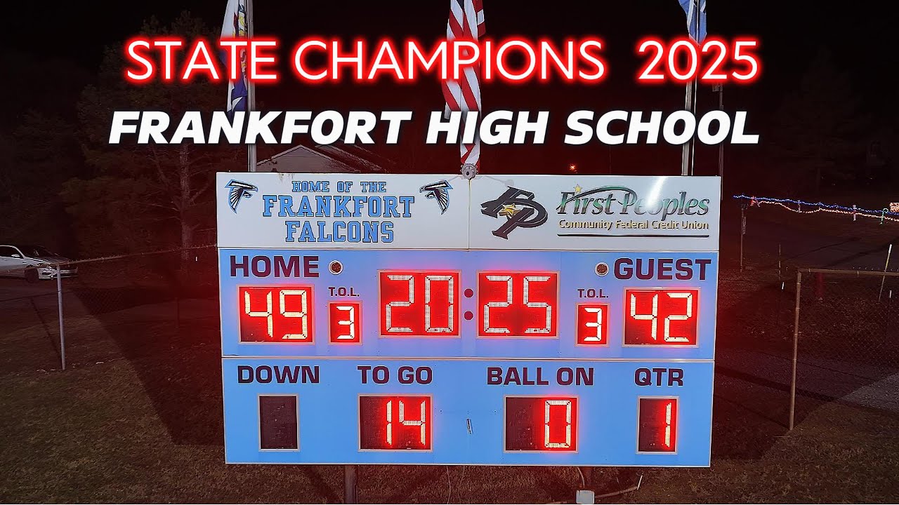 Frankfort High School Champions 2025 Final