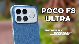 POCO F8 Ultra Unboxing, Review, Bose Speaker, Gaming & Camera Test | Zeibiz
