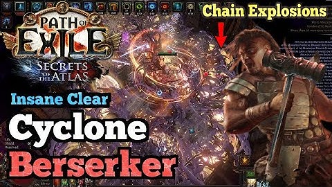 PoE 3.26 Explode Cyclone Shockwave Berserker Guide - Path Of Exile