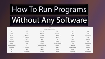 How To Run Programs Without Any Software