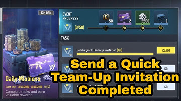 Send a Quick Team Up Invitation | Daily Missions COD Mobile | How to Send a Quick Team Up Invitation