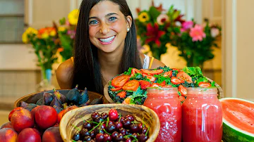 What FullyRaw Kristina Eats in a Day (Summer Edition)