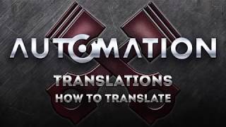 How to do Automation Translations