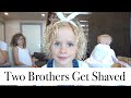 VLOG / Shaving two of our boys hair off