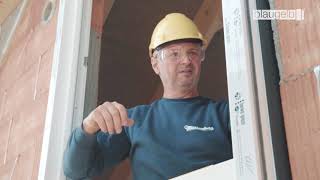 Fachgerechte Fenstermontage Montage im Neubau – mit blaugelb auf der sicheren Seite.