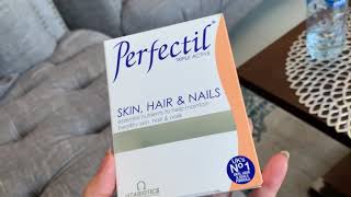 فيتامين لتطويل شعر واظافر وتوحيد البشرة Perfectil for hair and nail lengthening and unifying skin
