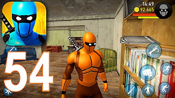 Blue Ninja, Superhero - Gameplay Walkthrough Part 54 - New Update, Orange Ninja (iOS,Android)