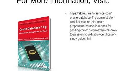 Oracle Database 11g Administrator Certified Master Third Exam Preparation Course in a Book for Passi