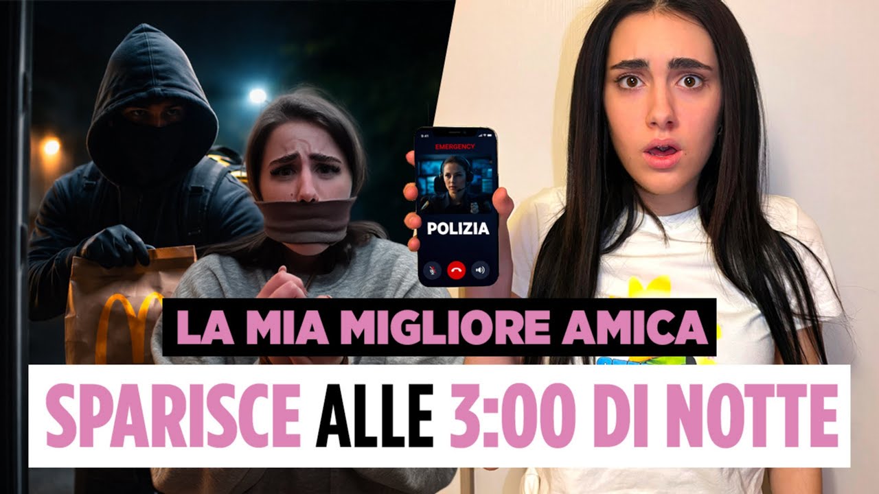 LA MIA AMICA SARA SPARISCE DI NOTTE 😱 MENTRE FACCIAMO LA NIGHT ROUTINE