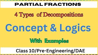 DAE Applied Math 113|1st Year|Long Questions|Partial Fractions|Easiest Maths