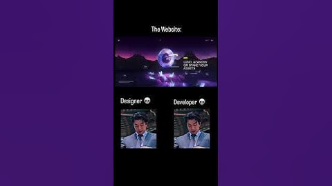 Designer vs Developer Be Like 😂💻🎨 #shorts #developerlife #designerlife #techhumor #coding #fyp