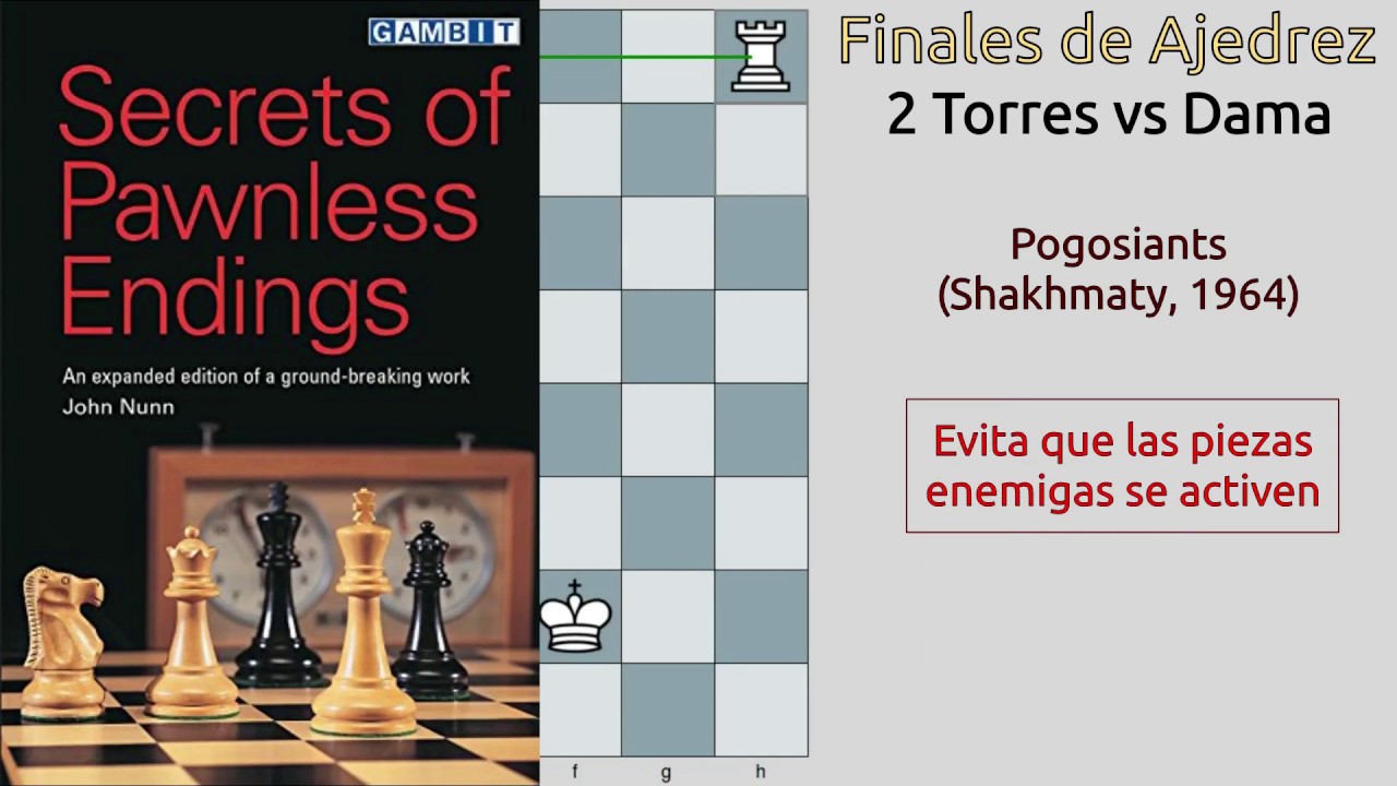 ¿Pueden dos Torres GANAR a una DAMA? (Pogosiants, 1964)