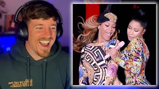 Reacting to Beyoncé ft Nicki Minaj - Flawless (Live On The Run Tour)