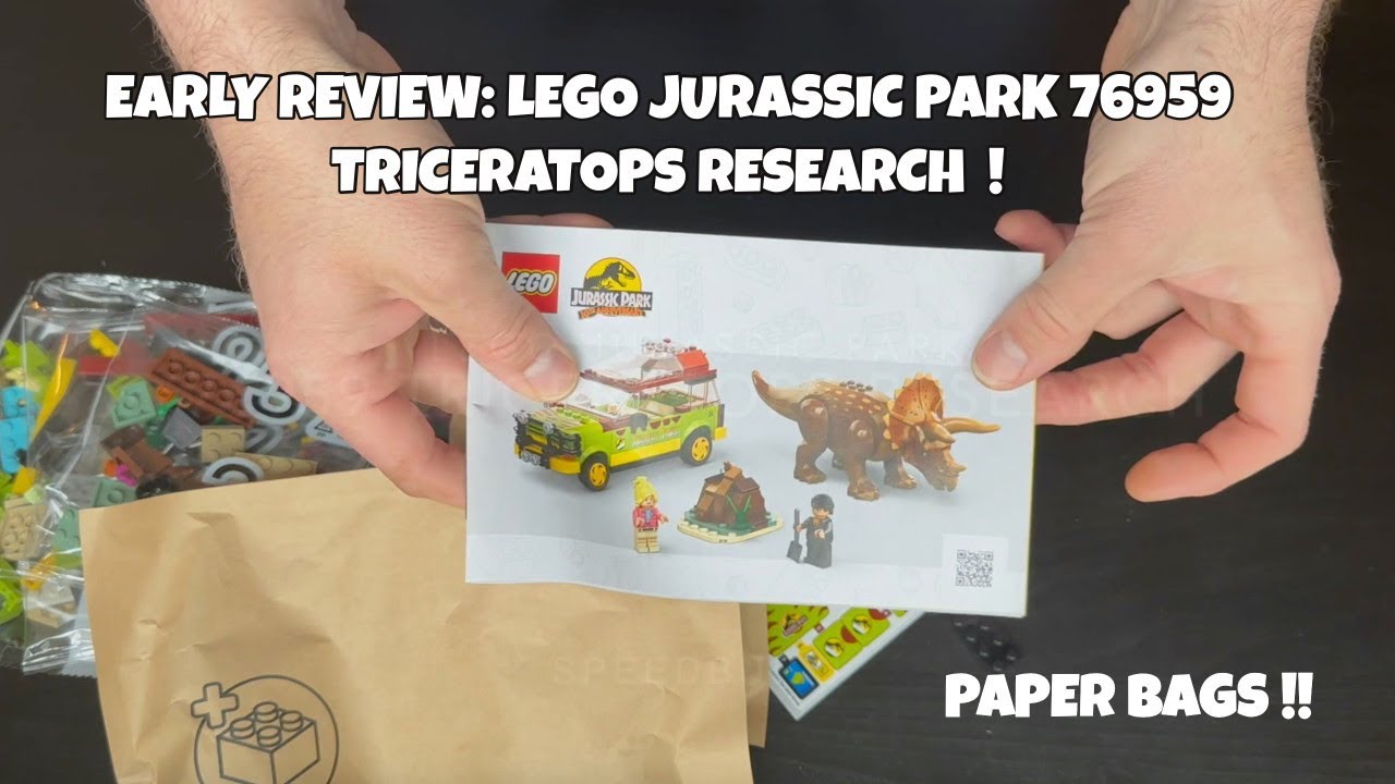 LEGO Jurassic World Triceratops Research 76959