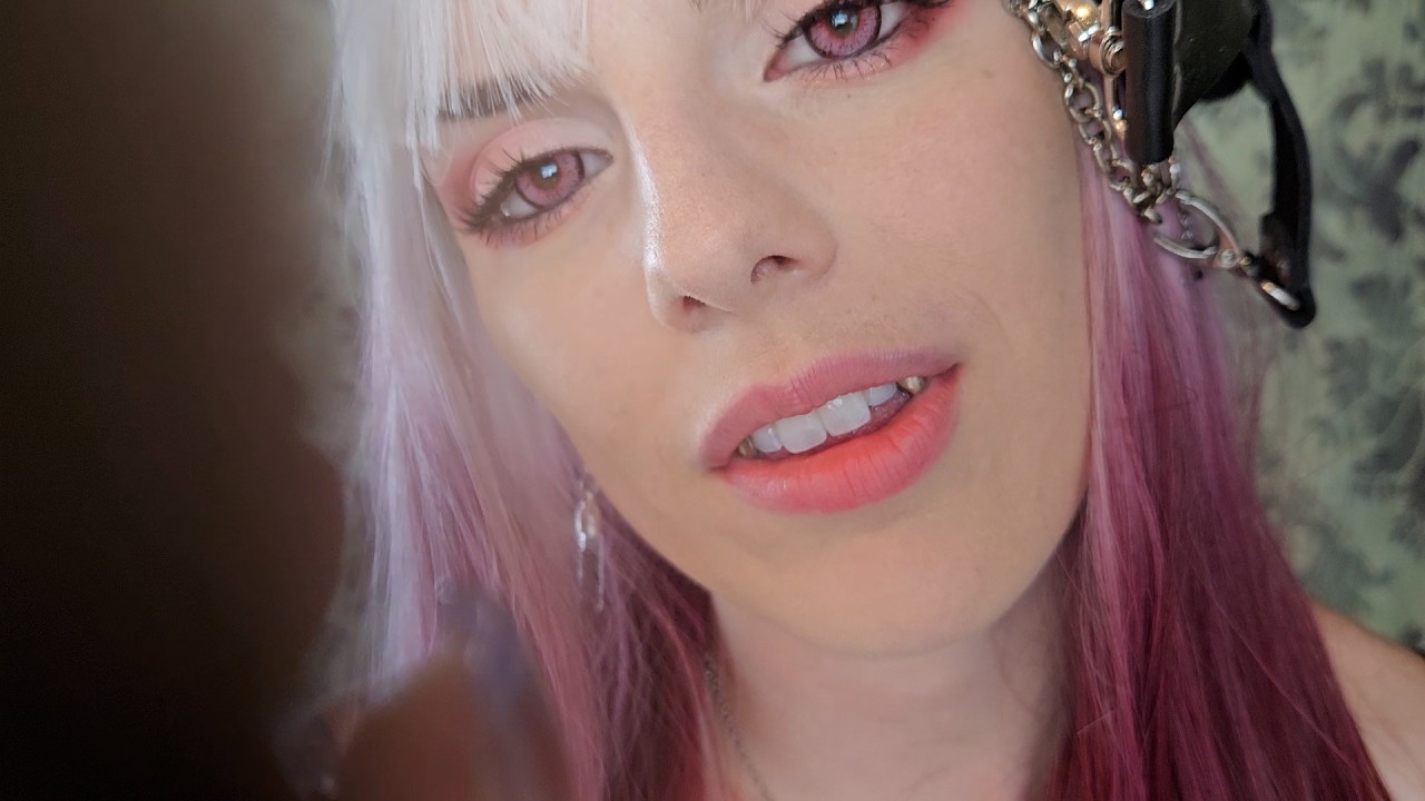 ASMR Roleplay | Vampire Aleera Lens Brushing For Relaxation & Comfort