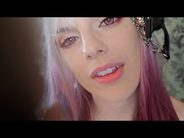 ASMR Roleplay | Vampire Aleera Lens Brushing For Relaxation & Comfort