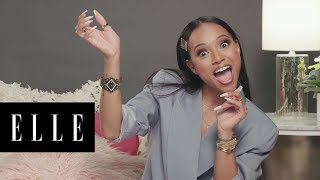 Karrueche Tran Cracks Up at Her Fans' Funniest Tweets | #ThirstTweets | ELLE