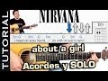 About A Girl guitarra y solo  Aprende a tocar Nirvana Como tocar guitarra facil