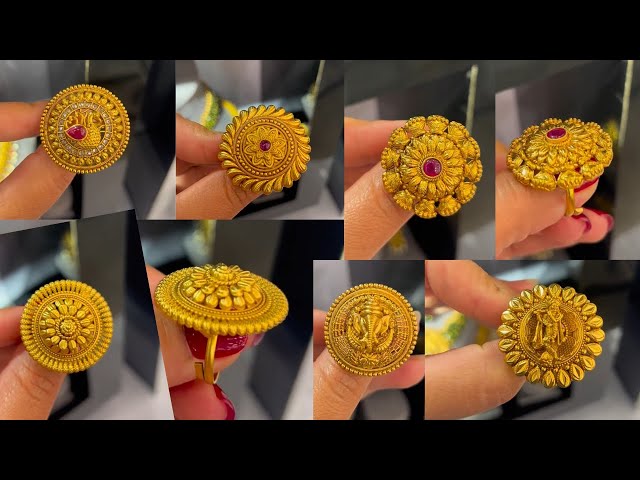 Umbrella ring | Gold ring designs, Gold jewelry fashion, Jewelry