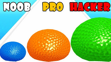 NOOB vs PRO vs HACKER - Ball Balloon Run | Gameplay Walkthrough (Android,iOS)