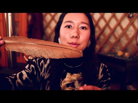 ASMR Fantasy Ear and Eye Exam in Yurt | Smudging, Brewing Herbs & Fire (Medical Roleplay)