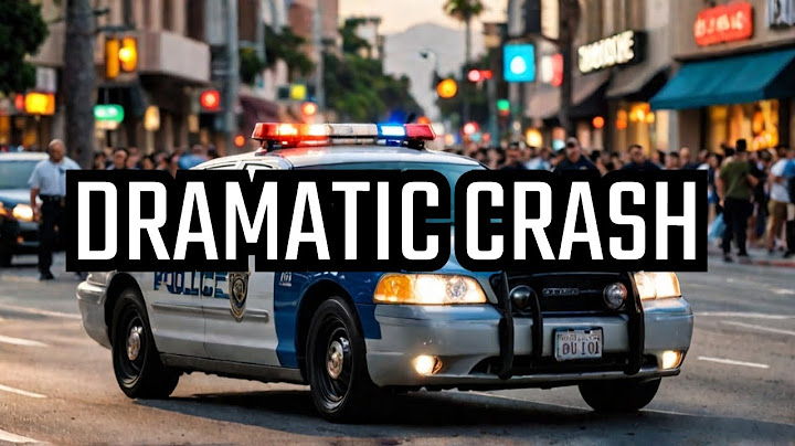 WILD Police Chase Through LA Ends in DRAMATIC Crash!