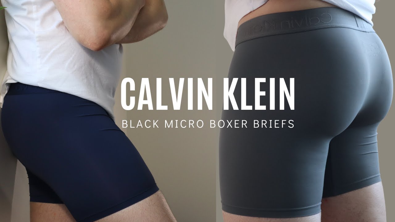 Calvin Klein Black Micro Boxer Briefs | Product Guide - YouTube