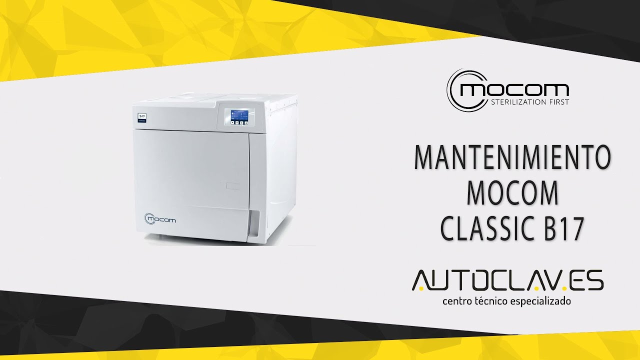 Autoclave Mocom Classic B17 - Mantenimiento #autoclave #esterilización