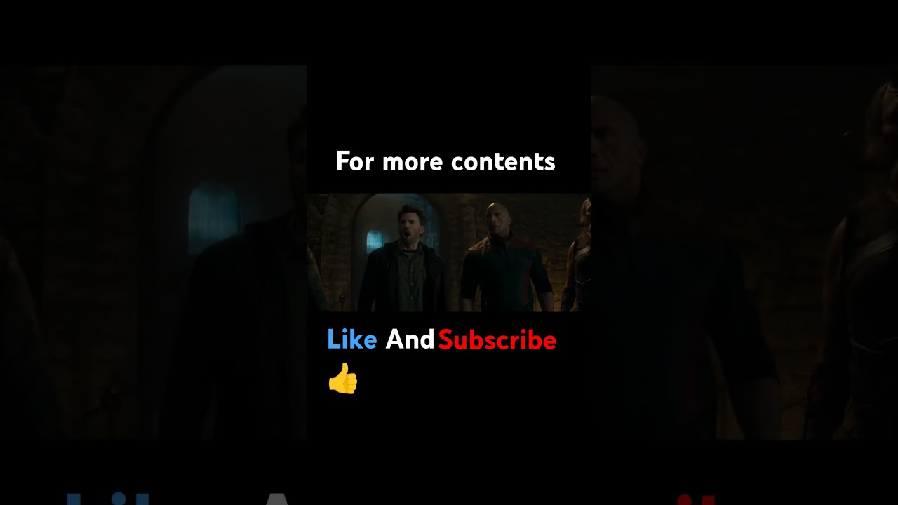 The Rock and Chris Evans 