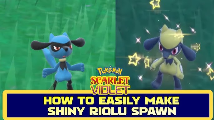 🌟Riolu Shiny - Non Shiny Best Stats Pokemon Scarlet and Violet Home🌟