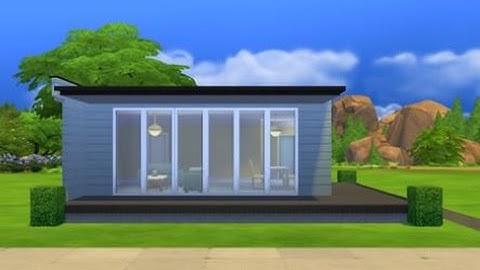 Sims 4 Speed Build Tiny House R-Tangle Newcrest Lets Play