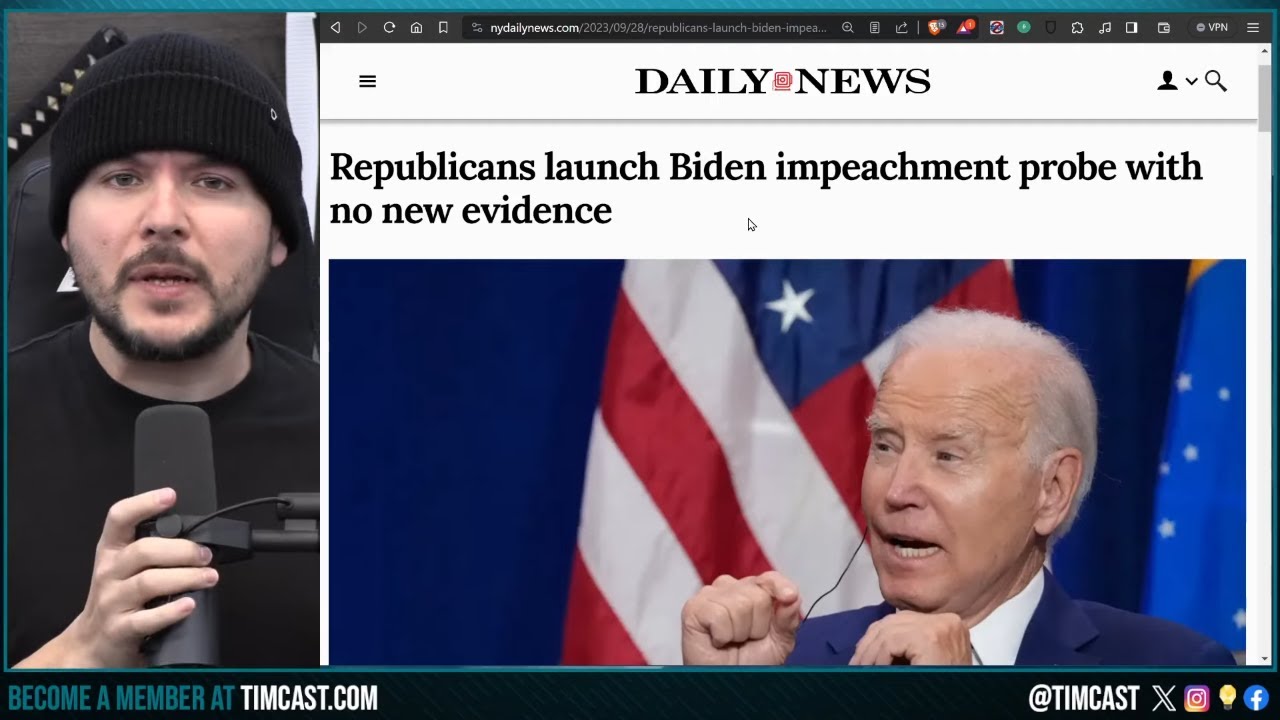 GOP Launches IMPEACHMENT Of Joe Biden, Media LOSES IT Claiming NO EVIDENCE, GOP Publishes ALL OF IT