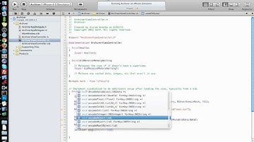 iPhone/iPad Tutorial & Lesson 28: NSKeyedArchiver & NSKeyedUnArchiver
