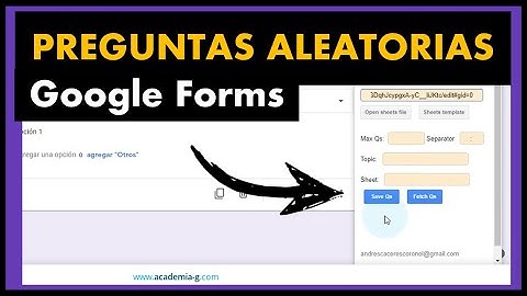 Exámenes con PREGUNTAS ALEATORIAS en Google Forms 2025 ✅ Tutorial de GOOGLE FORMS