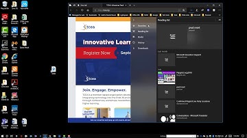 Edge Bookmarks and Reading list