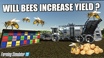 FS22 Test: Will Bees Increase Yield by Polination? Farming Simulator 22