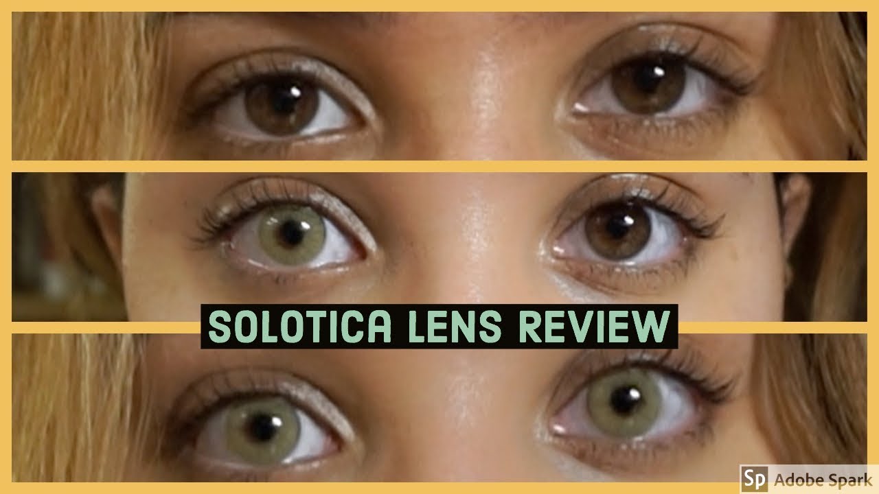Solotica Lens Hidrocor Ambar Review/Tryon for Dark Eyes YouTube