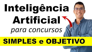 Inteligência Artificial para Concursos 2025 - 2026 | Tipos de IA Fraca #inteligenciaartificial