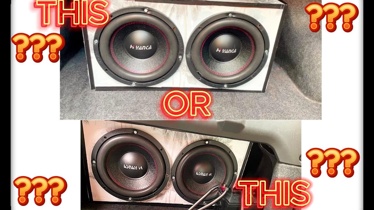 How to Position a Subwoofer in a Sedan?? (Nissan Altima) YouTube