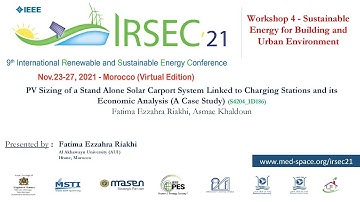 186 - PV Sizing of a Stand Alone Solar Carport System Linked to Charging Stations and its Economic