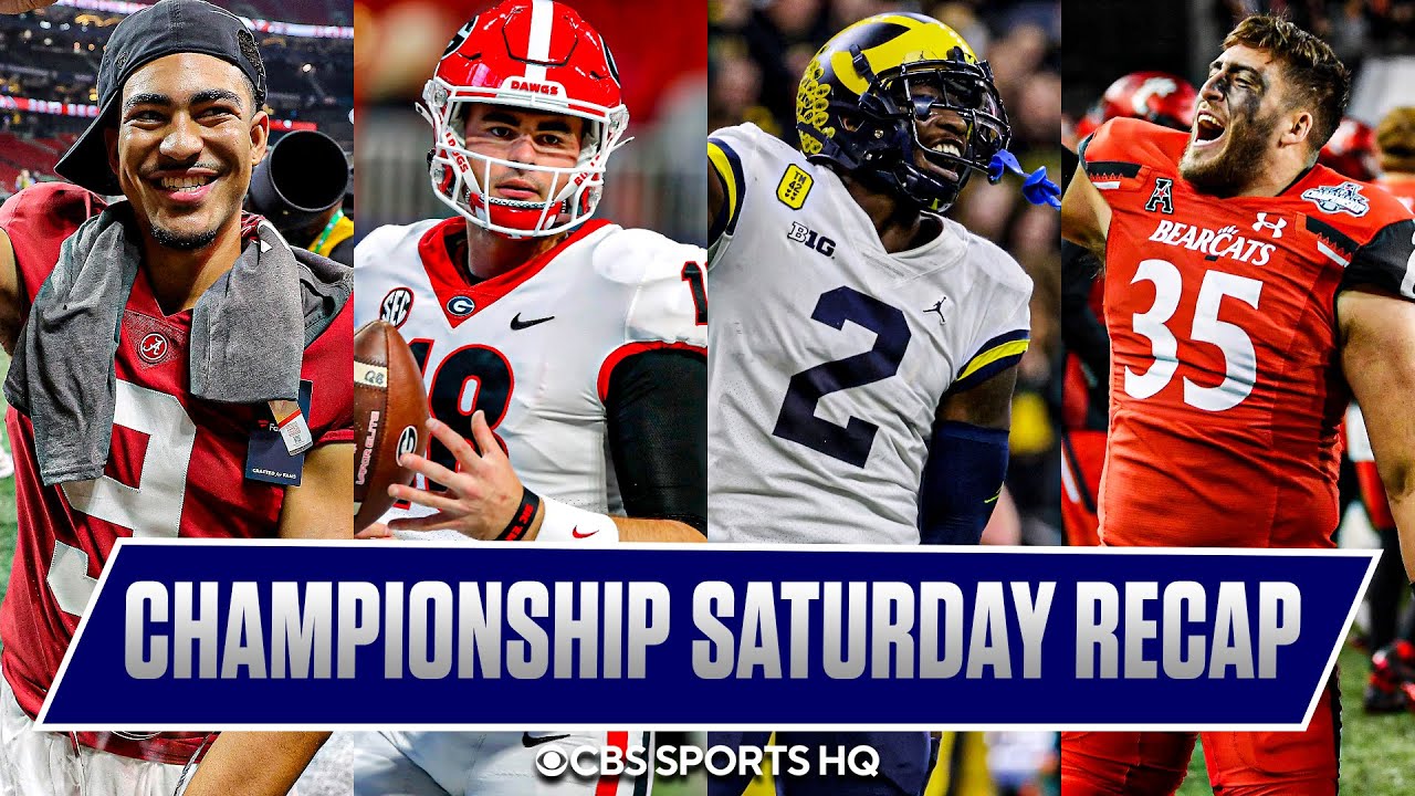 Bama Rolls Over Georgia, Michigan Dominates Iowa, Cincinnati Remains Undefeated | CBS Sports HQ
