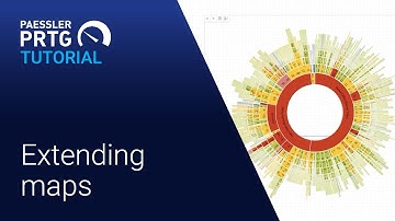 PRTG Tutorial - How to use maps (dashboards) to create a dynamic view of your infrastructure