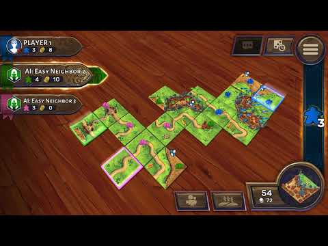 Carcassonne Tiles & Tactics - Gameplay (PC/UHD)