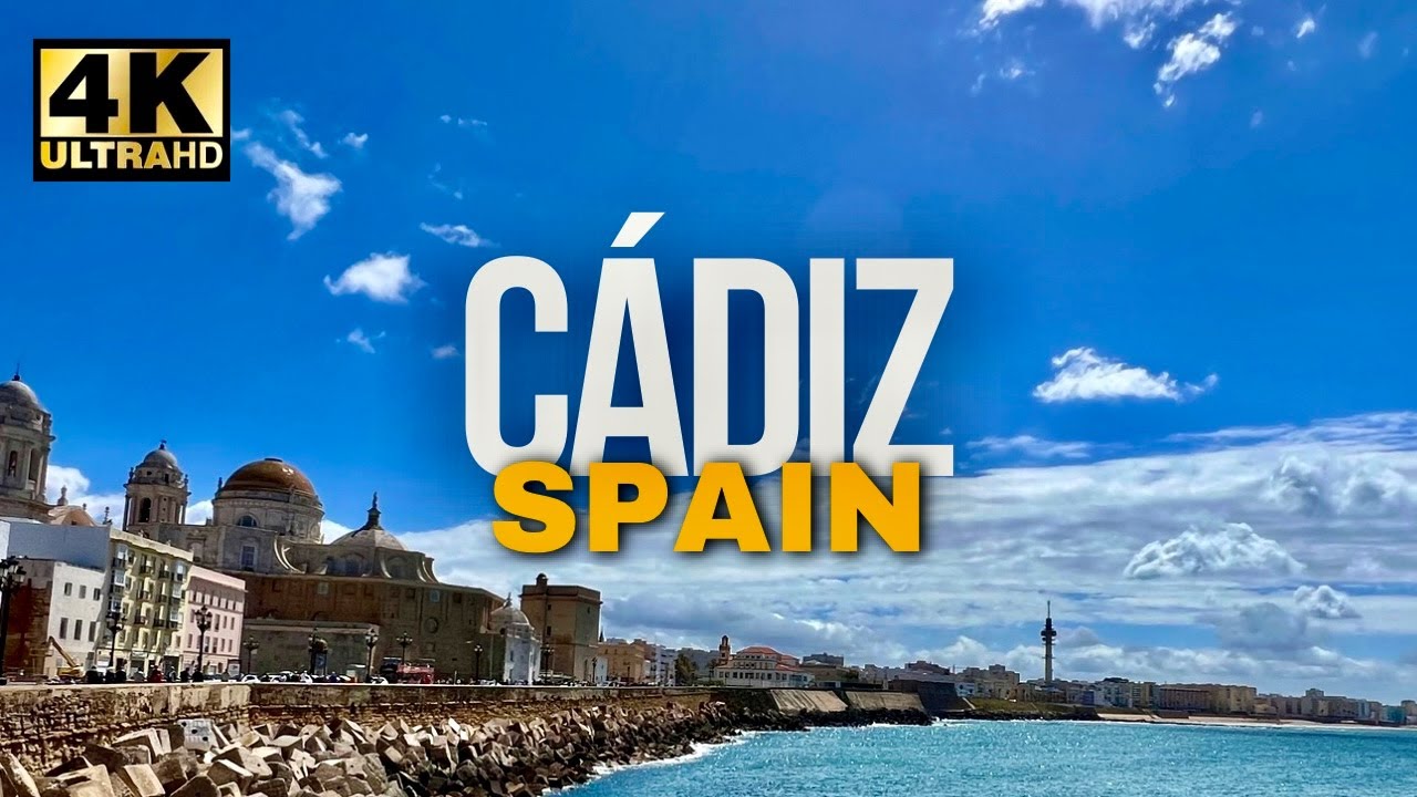 Walking Tour of Cadiz Spain 🇪🇸 [4K]