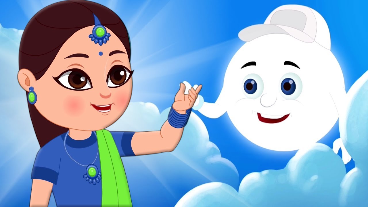 Chanda Mama Pyare Chanda Mama  Hindi Rhymes for Childrens  Kids Tv India  Hindi Nursery Rhymes