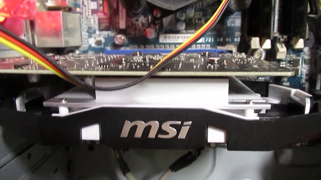 Msi Geforce Gtx 1050 Ti 4g Oc Youtube