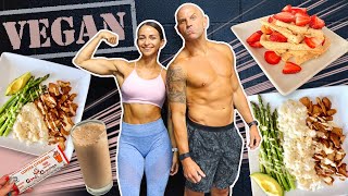 VEGAN High-Protein Full Day Of Eating | Fit Couple