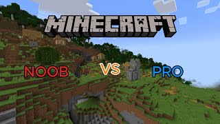 NOOB VS PRO - MINECRAFT...comment who is better